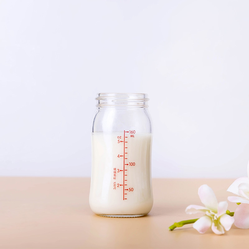 玻璃奶瓶瓶身宽口径适配贝亲ppsu 英右儿母婴奶瓶