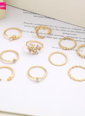 girlKnucklesetwom戒指