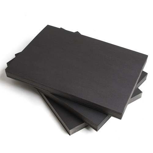 Black card paper 4K 8K A4 hard DIY paperboard handmake craft - 图0