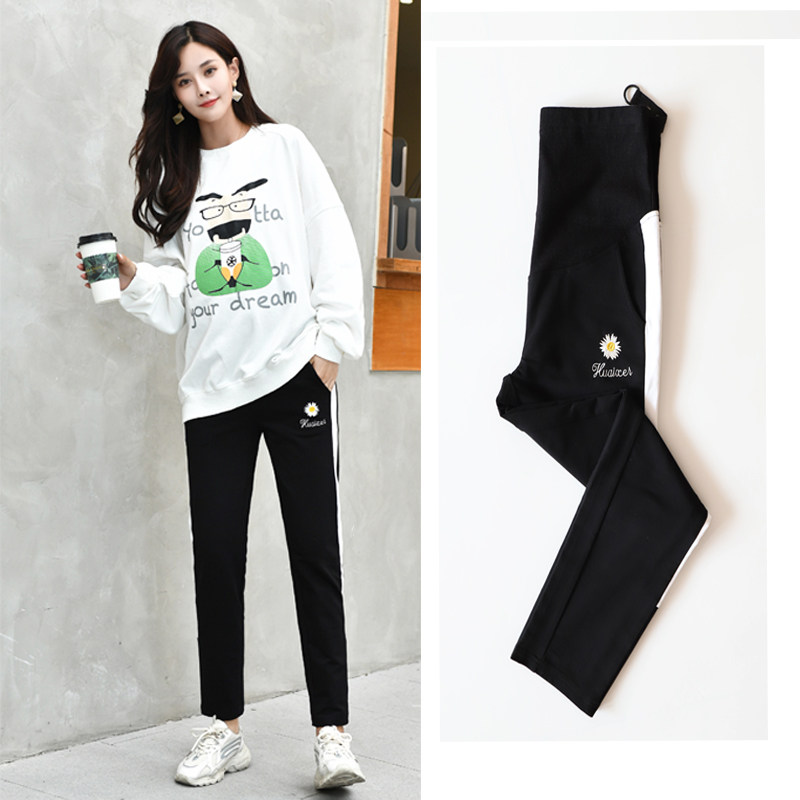 孕妇裤子外穿潮妈孕妇装宽松打底裤 槐溪儿母婴孕妇打底裤