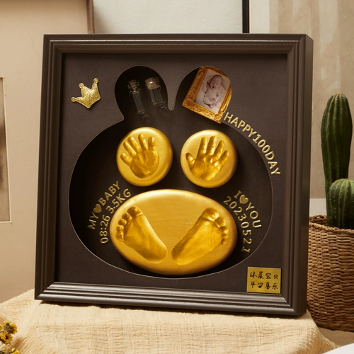 Детские отпечатки рук и ног, детский сувенир для новорожденных, подарок на день рождения
