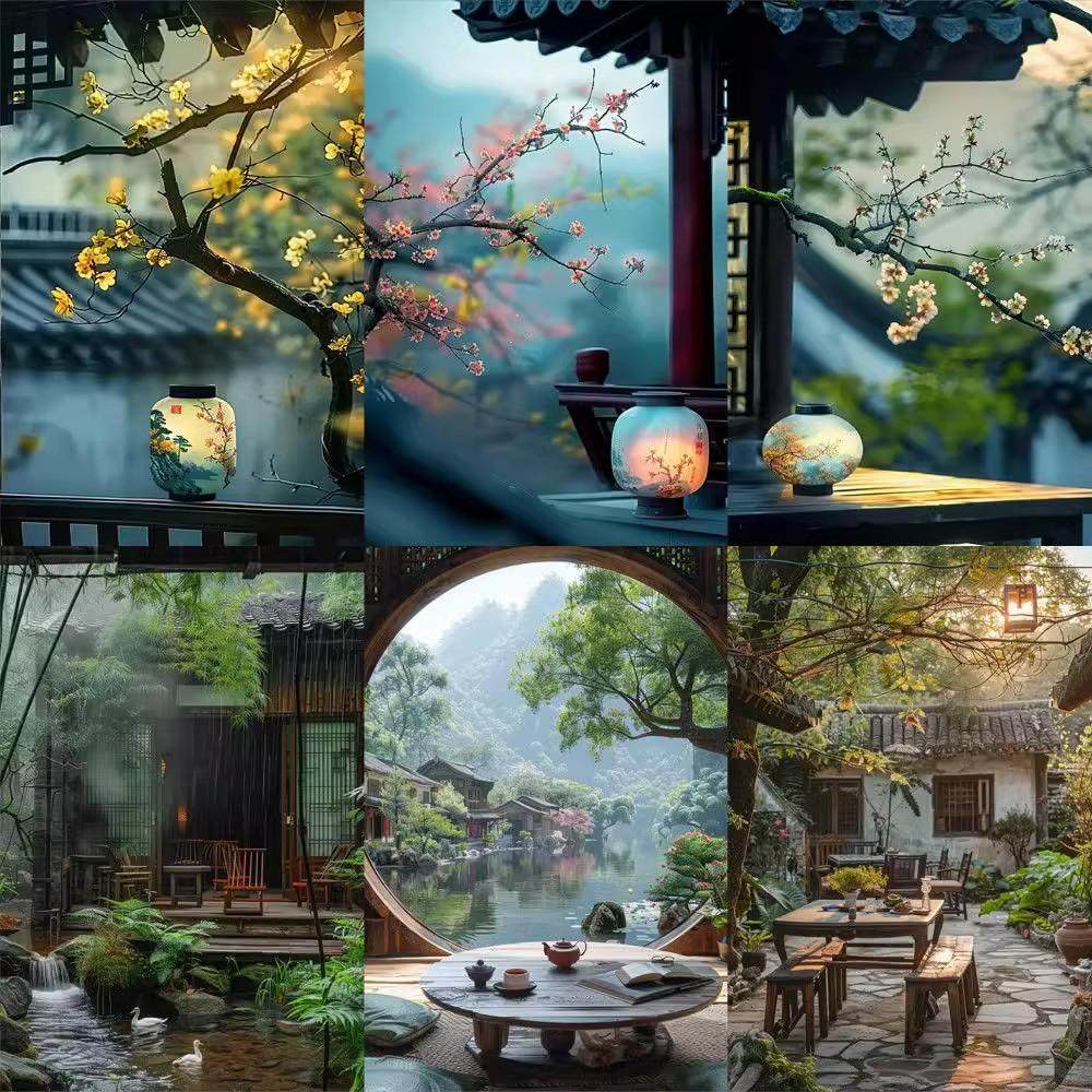 126张禅意清新唯美治愈风景贴纸装饰手账笔记本DIY桌面防水小贴画,淘宝优惠券,粉丝福利购,淘宝优惠卷