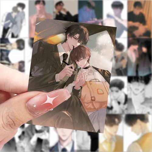 126张囚于永夜欲言难止许则陆赫扬温然顾昀迟小说周边装饰diy贴纸 - 图2