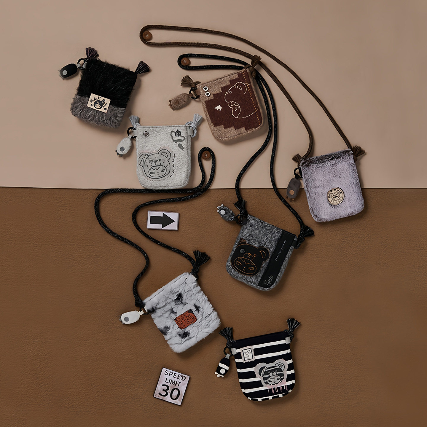 POPMART泡泡玛特小野HIRONO公路日志系列迷你包盲盒周边圣诞礼物,淘宝优惠券,粉丝福利购,淘宝优惠卷