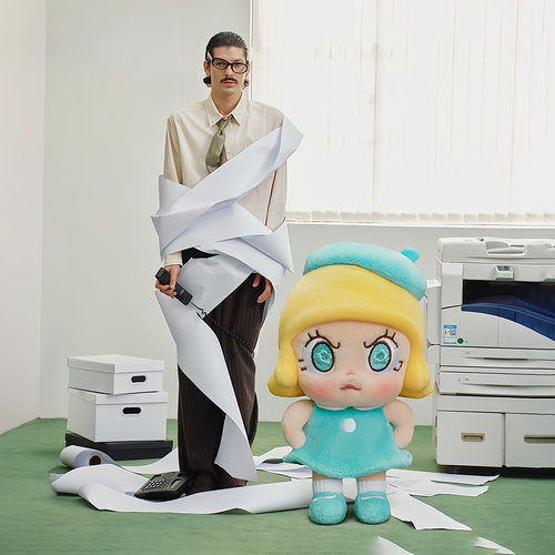 POPMART泡泡玛特Angry Molly心火怒放系列毛绒挂件盲盒潮玩礼物 - 图0