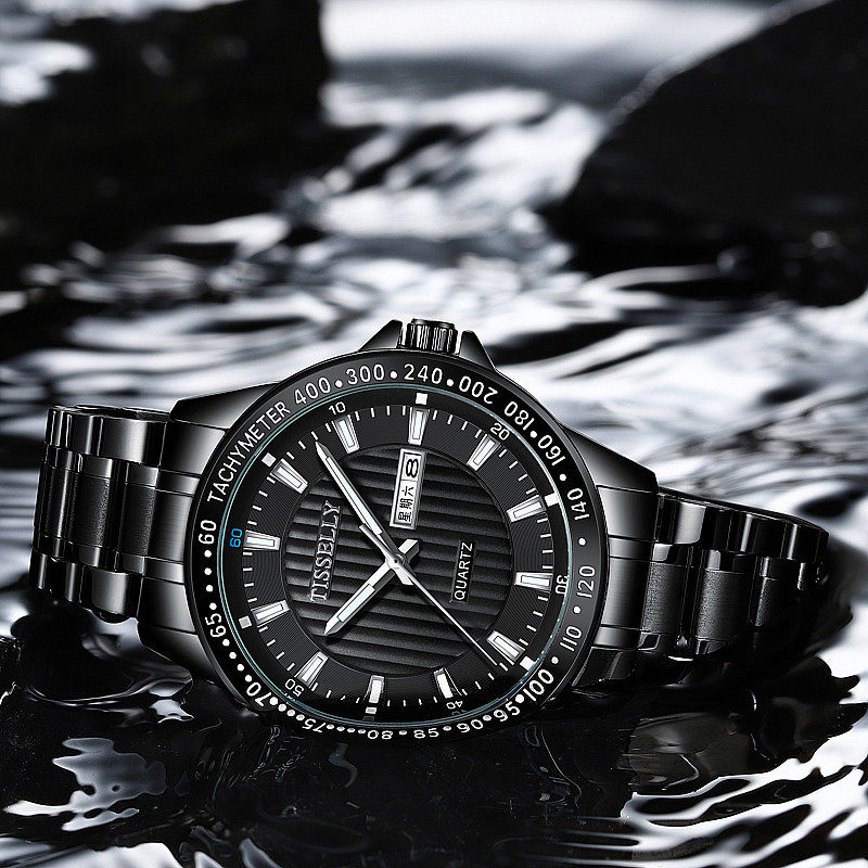 新款黑科技概念男士全自动石英表 clnai国产腕表