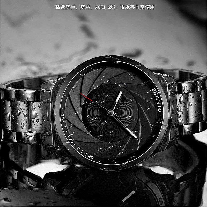 石英男士机械黑科技个性概念潮男表 clnai国产腕表
