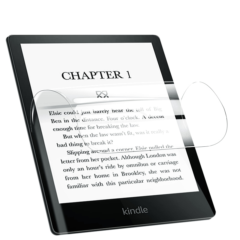 适用于kindlepaperwhite2021水凝膜高清全屏覆盖不碎边膜6.8英寸磨砂电竞纳米软膜防蓝光平板保护贴膜-图0