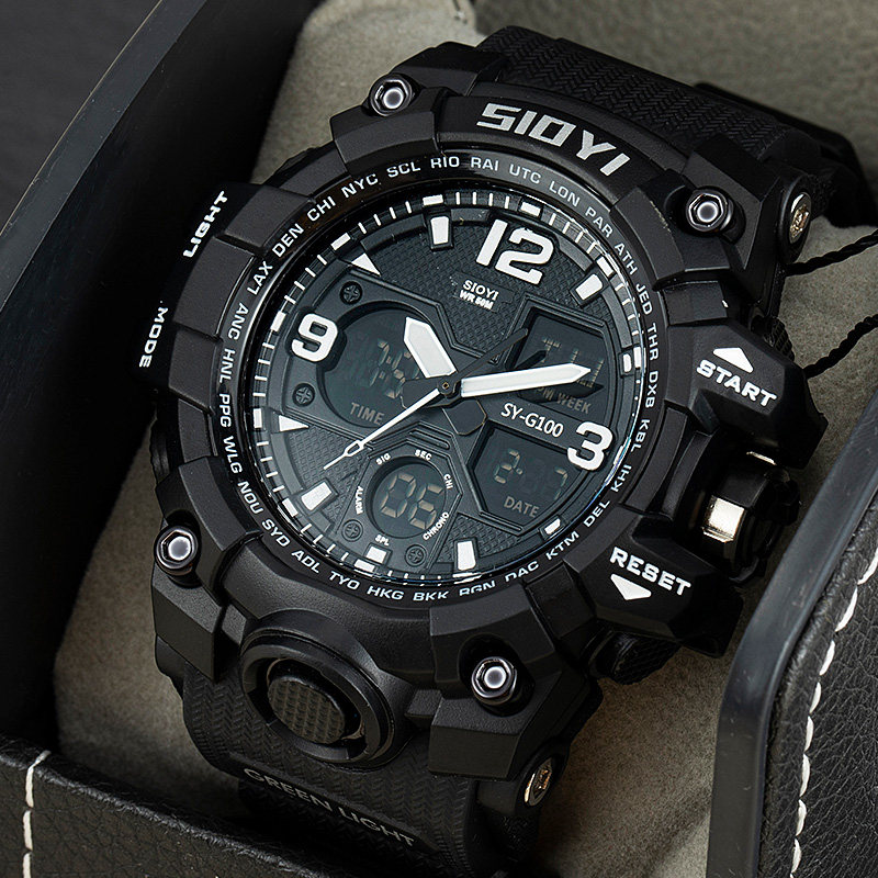 sioyi青少年初高中学生潮流电子表 sioyi国产腕表