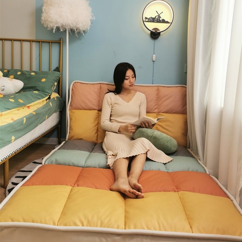 布艺两用折叠榻榻米单人简约沙发床 gidos沙发床