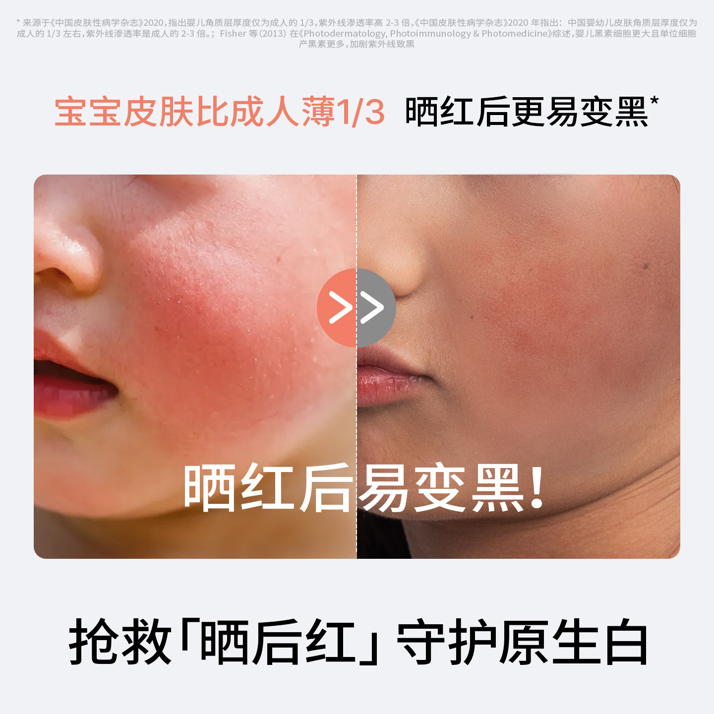 海龟爸爸儿童面霜滋润补水保湿蓝胖子特护霜婴儿新生宝宝冬润肤乳