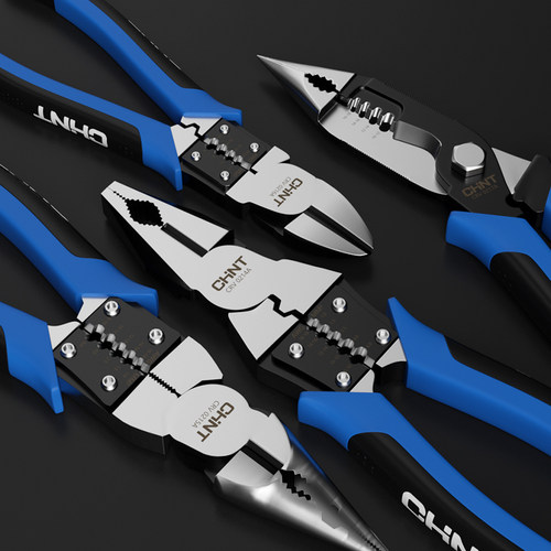 正泰老虎钳电工专用家用省力钢丝钳多工功能电缆钳工业级尖嘴钳子 - 图3