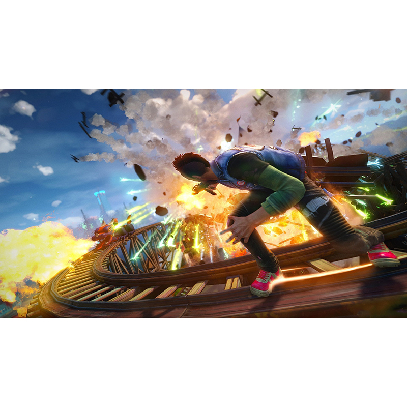 日落过载Xbox游戏光盘 XBOXONE XBOX XSX|S落日飙神 SUNSET OVERDRIVE-图0