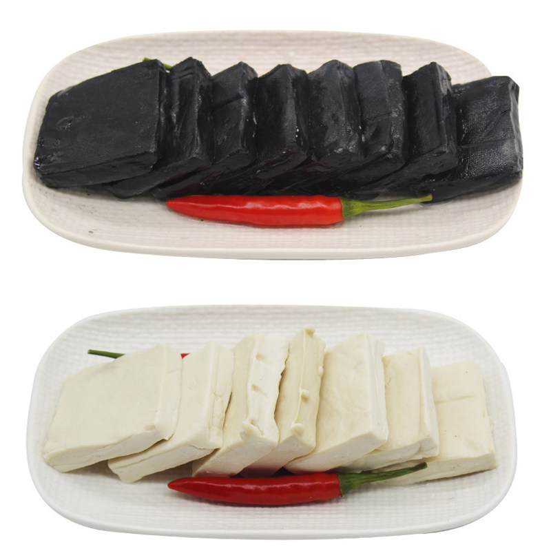 湖南特产长沙半成品油炸黑色臭豆腐 众福八运食品臭豆腐
