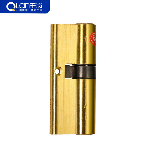 精品防盗门锁芯带钥匙 铝包锌材质锁芯门锁配件 65-110mm 通用型 - 图3