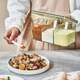 Seasoning box combination set Multi-grid integrated kitchen household seasoning salt MSG pepper storage seasoning seasoning