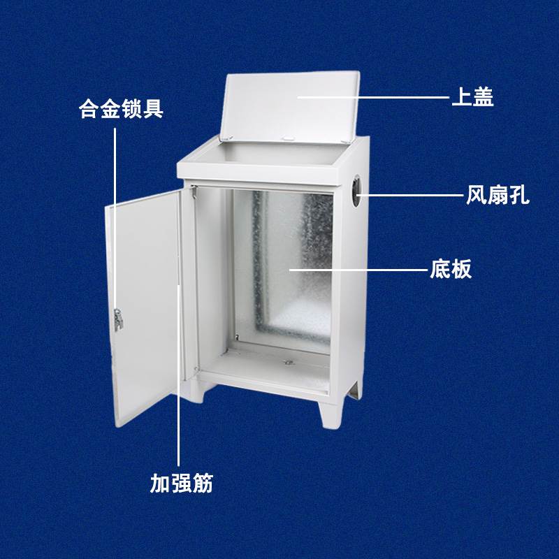 斜面柜操作台plc控制柜控制箱触摸屏电控柜组装配电柜琴式操作台-图1