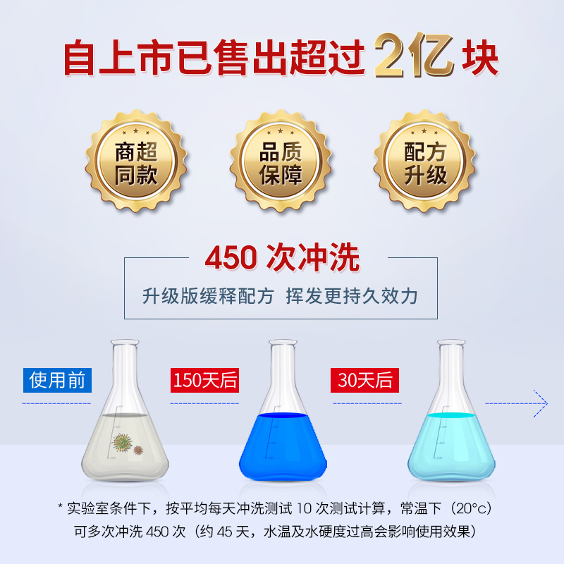 威王洁厕宝蓝泡泡洁厕灵马桶清洁剂家用卫生间尿垢除臭去垢清香型-图2