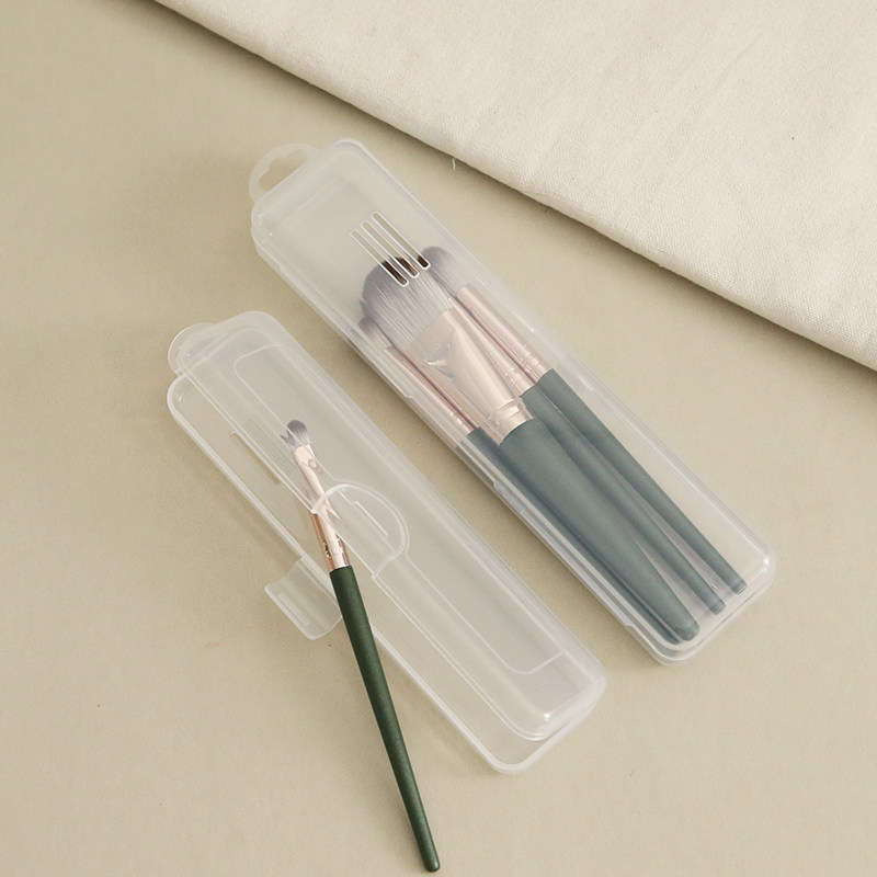 化妆刷收纳盒便携防尘带盖腮红刷子眼影刷眉笔整理盒旅游外出盒子,淘宝优惠券,粉丝福利购,淘宝优惠卷