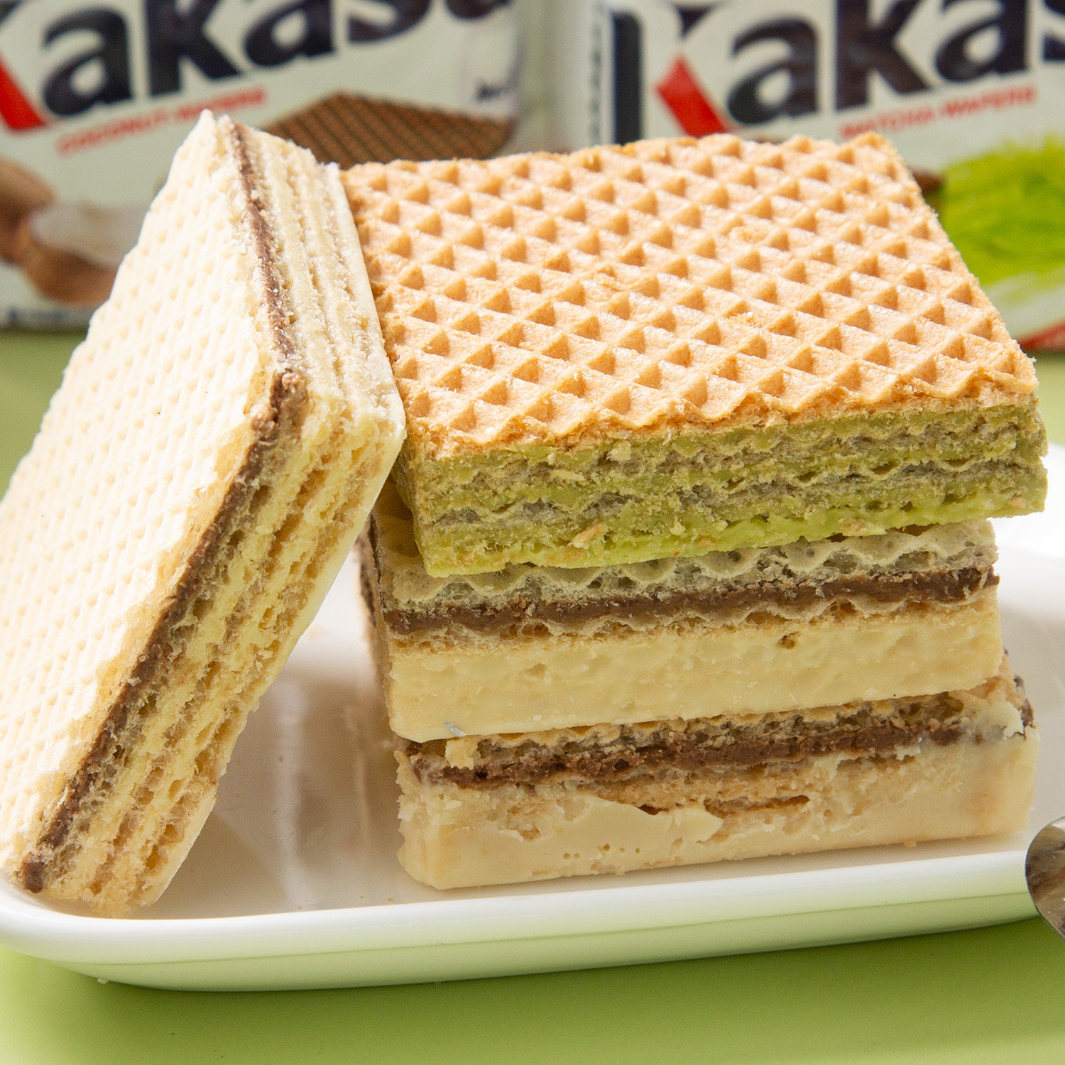 不二良品威化饼干7层连包抹茶榛子椰子味小包装酥脆夹心饼干零食,淘宝优惠券,粉丝福利购,淘宝优惠卷