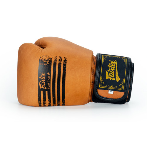 Fairtex 泰国进口训练拳套复古色BGV21泰拳真皮拳击手套搏击散打 - 图1