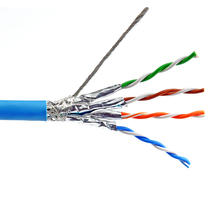 Ultra-six-type network wire double shielding 10000000 trillion Home high-speed connection Computer broadband network 8 Core 1 m brass 10G