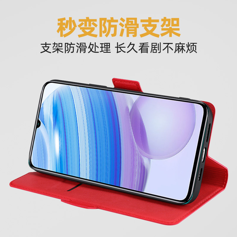 小米红米K30s手机壳翻盖皮套redmik30pro至尊纪念版保护套ultra双面防摔k30极速k20pro新品男士女款磁吸插卡 - 图2