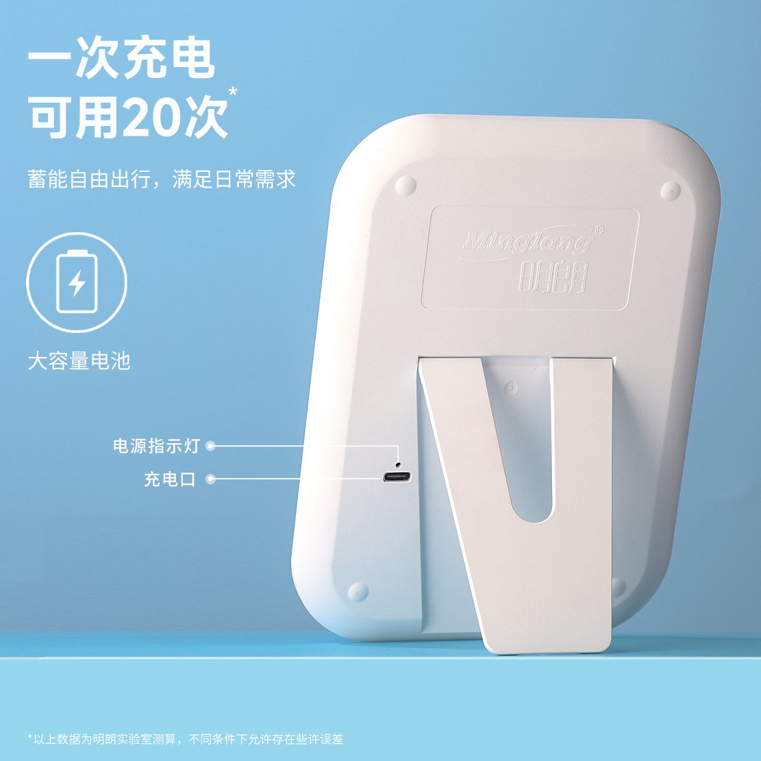 明朗角膜塑形镜辅助佩戴镜片led镜子ok镜隐形眼镜RGP专用可折叠,淘宝优惠券,粉丝福利购,淘宝优惠卷