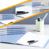 Deli Power Data Polder Multi -Layered Transparent A4 Page Page Page Office Supply File файл файл файл