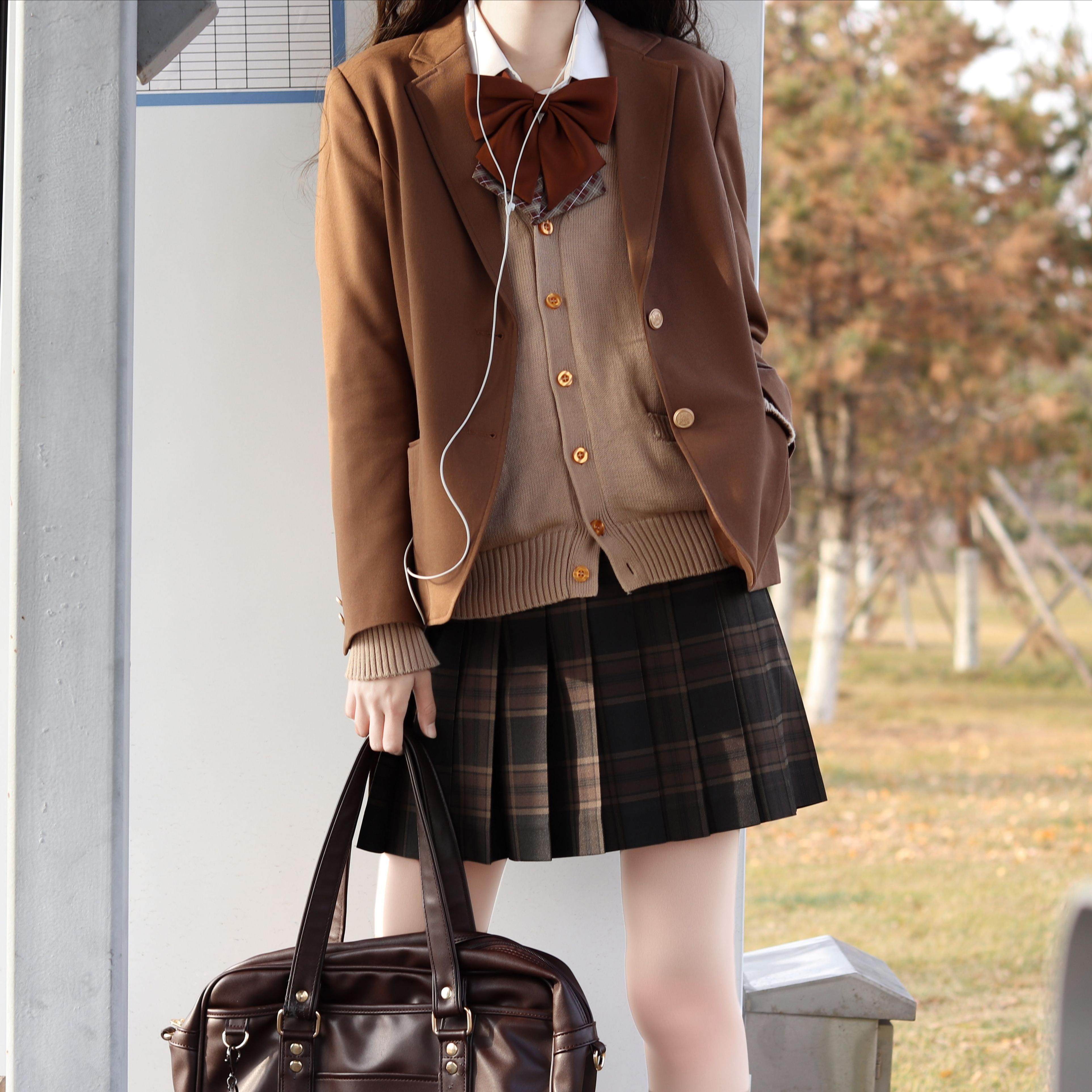 小原不圆 小板栗JK 原创JK制服格裙 学院风日系秋冬,淘宝优惠券,粉丝福利购,淘宝优惠卷