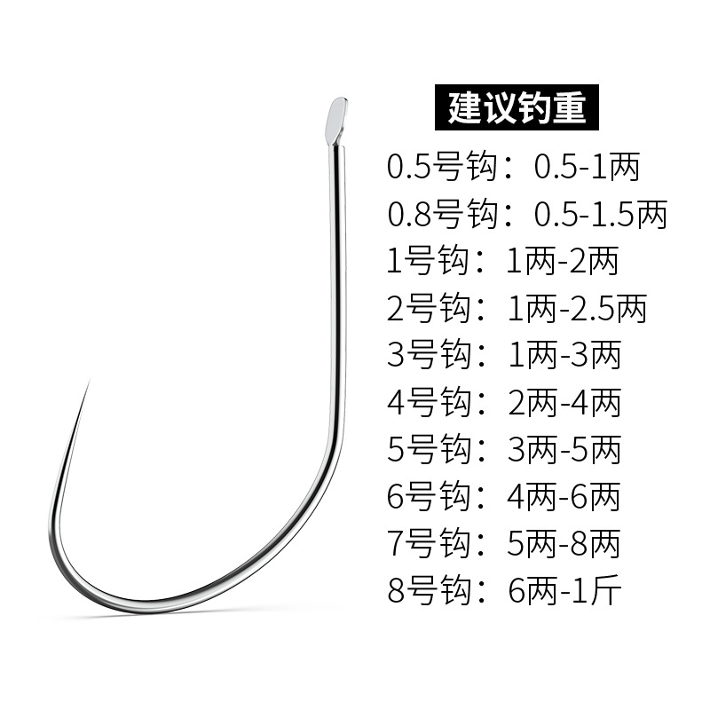 环盛正品散装钛合金新改良袖钩鲫鱼专用细条竞技无刺野钓鱼钩进口