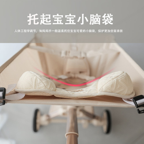 通用丸丫t2口袋车头枕小虎子T18靠枕遛娃神器配件婴儿车护颈枕 - 图1