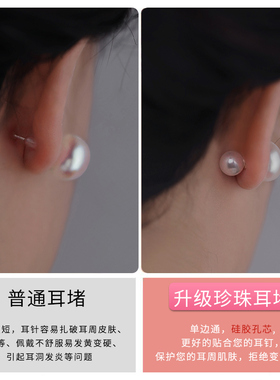 防扎耳堵耳钉耳环后塞