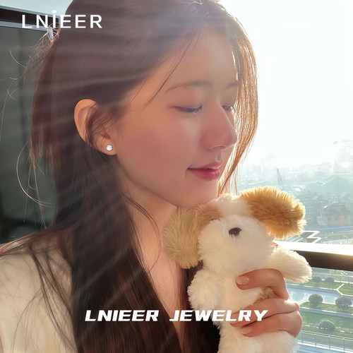 许我耀眼赵露思同款999纯银养耳洞钻石耳钉女2026新款小耳环耳饰 - 图1