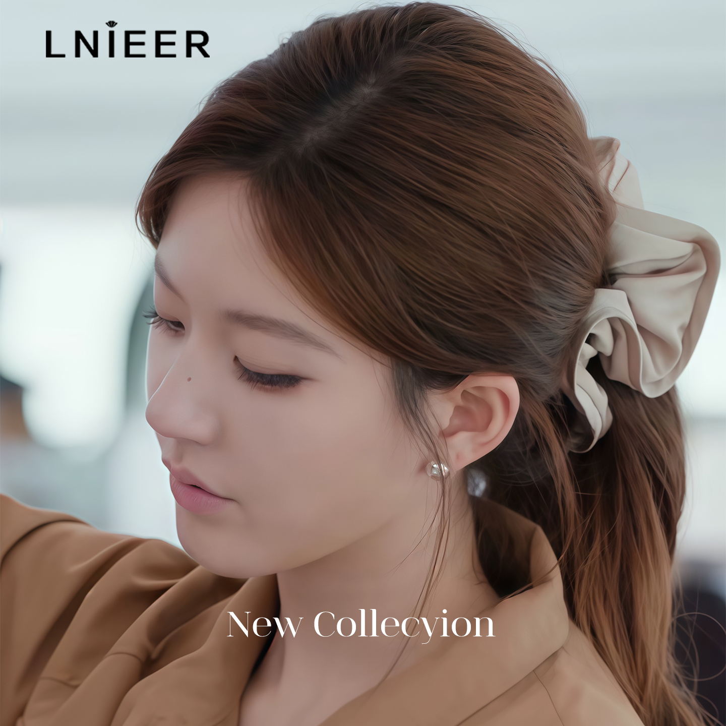 许我耀眼许妍赵露思同款大肠发圈女法式气质缎面圈扎头绳发绳发饰 - 图2