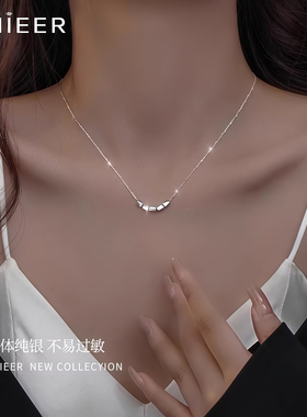 LNIEER纯银女项链气质百搭不过敏