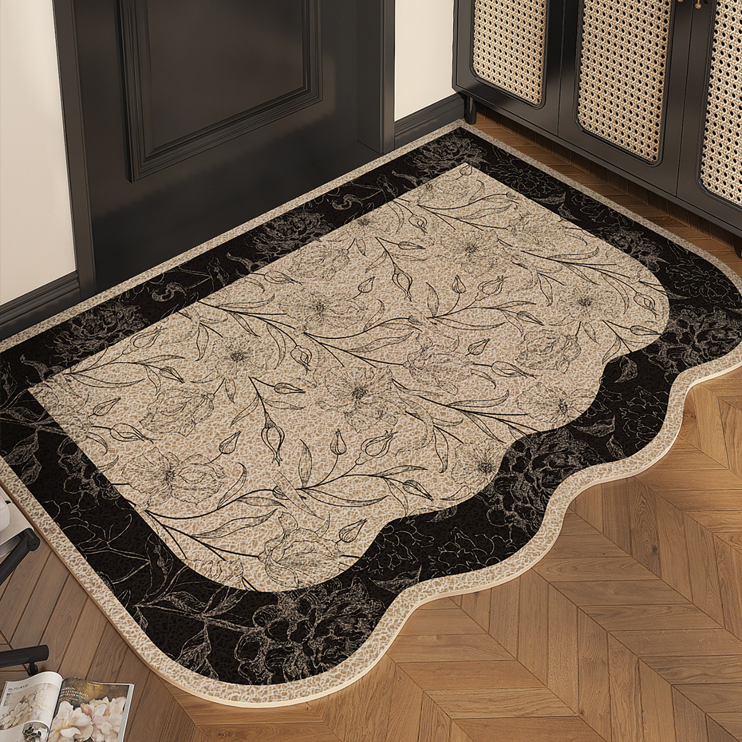 丝圈地垫入户门垫子美式高端进门地毯家用门口防滑脚垫地板垫定制,淘宝优惠券,粉丝福利购,淘宝优惠卷