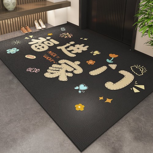 进门地垫入户门垫家用门口可擦免洗pvc防滑耐脏脚垫玄关门外地毯 - 图3