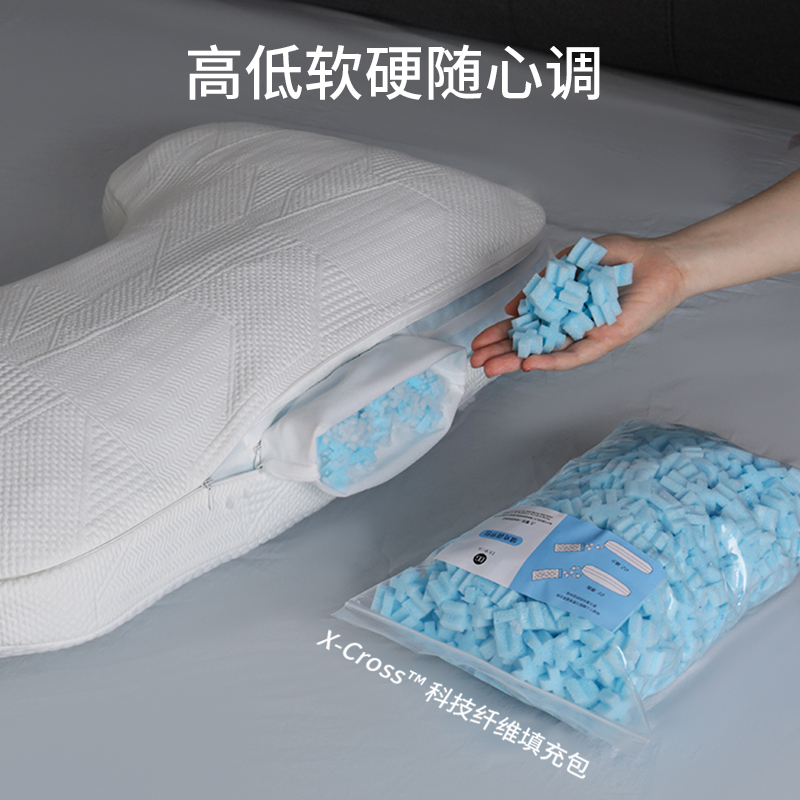 DIGIFOX孕期枕头侧睡仰睡调节枕芯高度加长枕头抱枕可拆洗四季用 - 图2