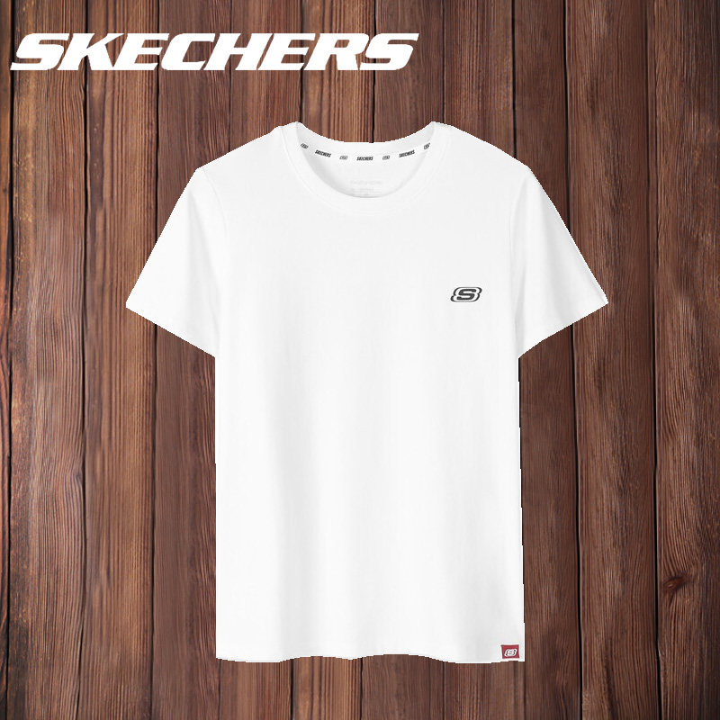skechers短袖女2020 t恤女装上衣 skechers双木运动T恤