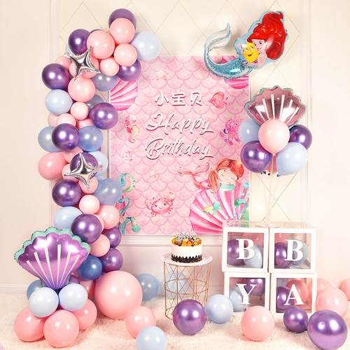 Детский воздушный шар, постер, русалка, подарок на день рождения