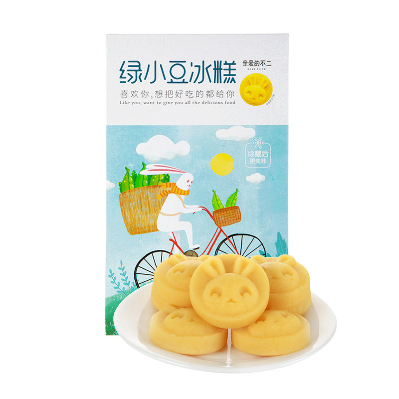 亲爱的不二绿小豆冰糕冰传统绿豆糕 亲爱的不二传统糕点
