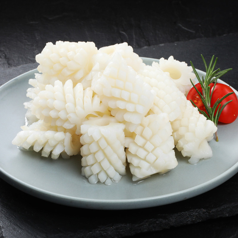 文畅鱼肉花3斤墨鱼花火锅豆捞关东煮食材冷冻目鱼花海鲜丸子商用