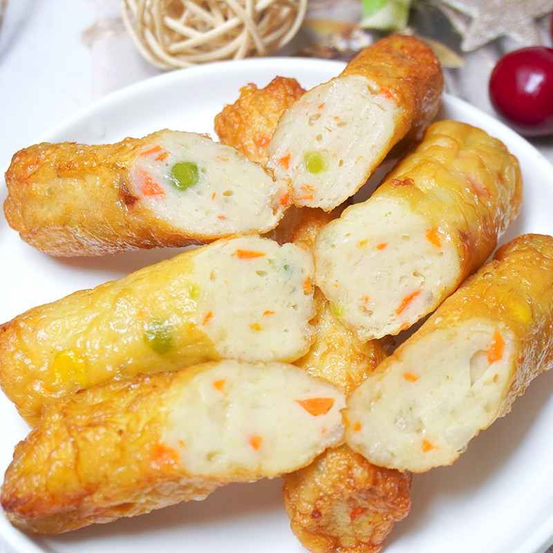 整箱海生腐皮虾味卷袋装闽南特色小吃虾仁腐皮卷商用半成品食材