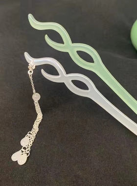 古装头饰古风发夹儿童夏天汉服配饰女童发饰步摇流苏发卡发簪簪子