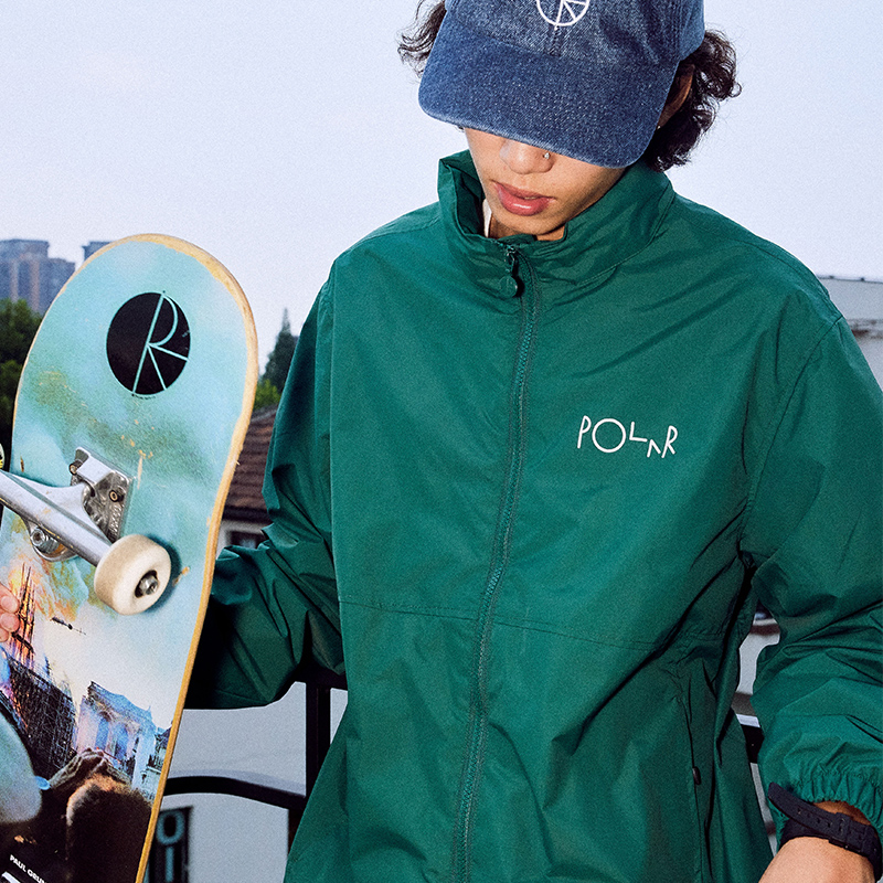 Polar Skate Co Jacket休闲连帽防水运动教练夹克硬壳户外冲锋衣-图2