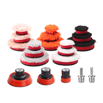 1 inch 2 inch 3 inch small area polished sponge tray coarse fine sponge suit details polished car beauty tool