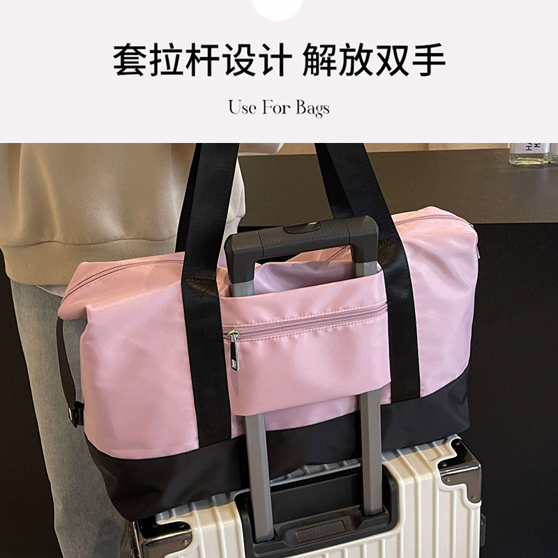 Large-capacity short-distance travel bag for business trips and carry-on boarding