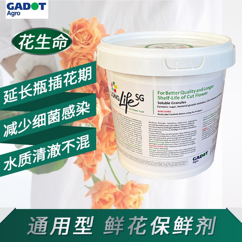 以色列绿色花生命鲜花保鲜剂绿袋桶装家用营养液花店专用通用型 - 图0