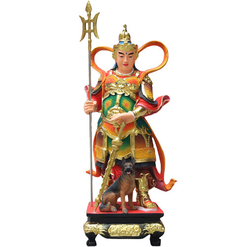 供奉二郎神神像 一米杨二郎 杨家将88厘米岳飞树脂佛像 1.3米杨戬 - 图3